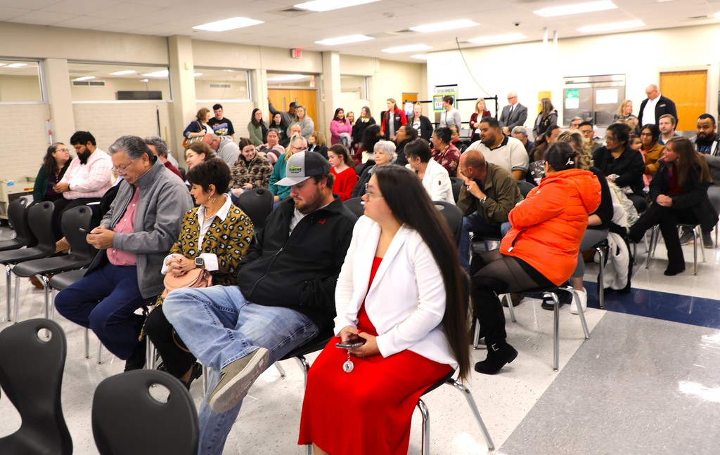 Crowd at Board Meeting