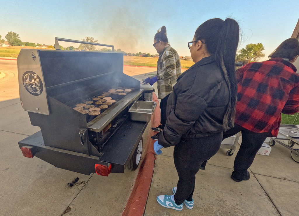 Burgers for 400!