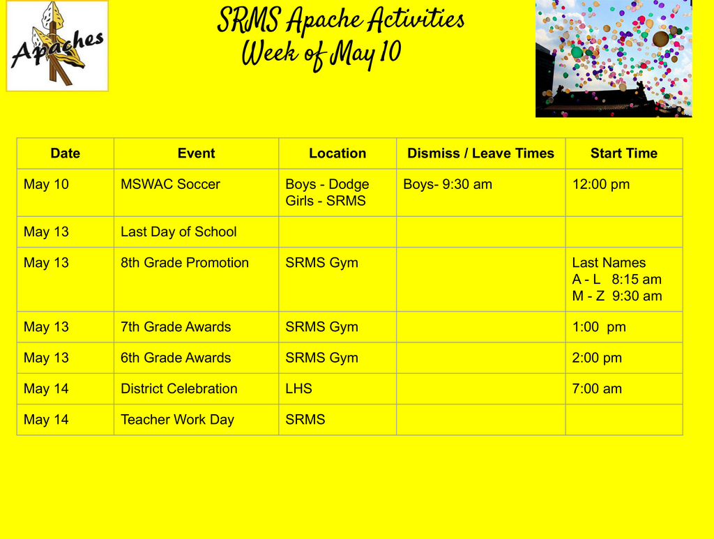 SRMS Week