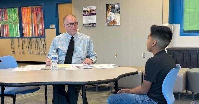 Meadowlark 5th Grade Interviews Mr. Richardson