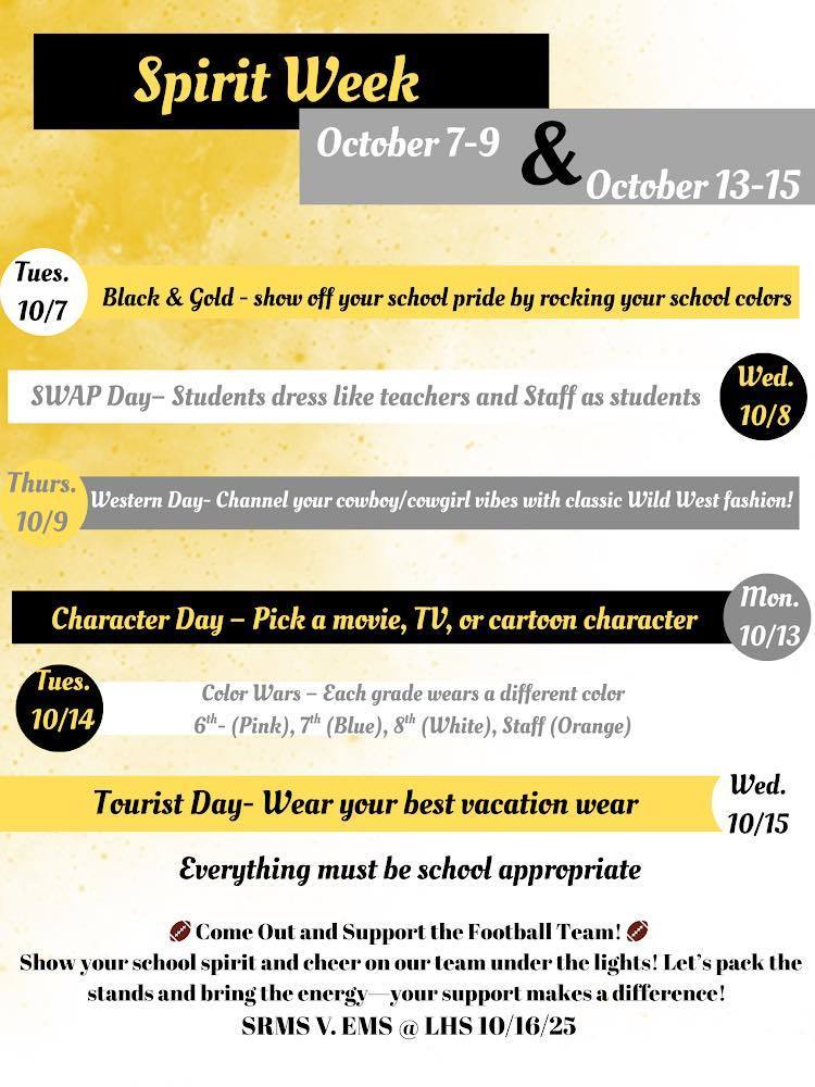 SRMS Week of Oct 13