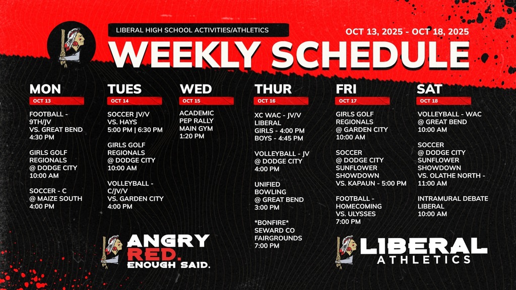LHS Week of Oct 13