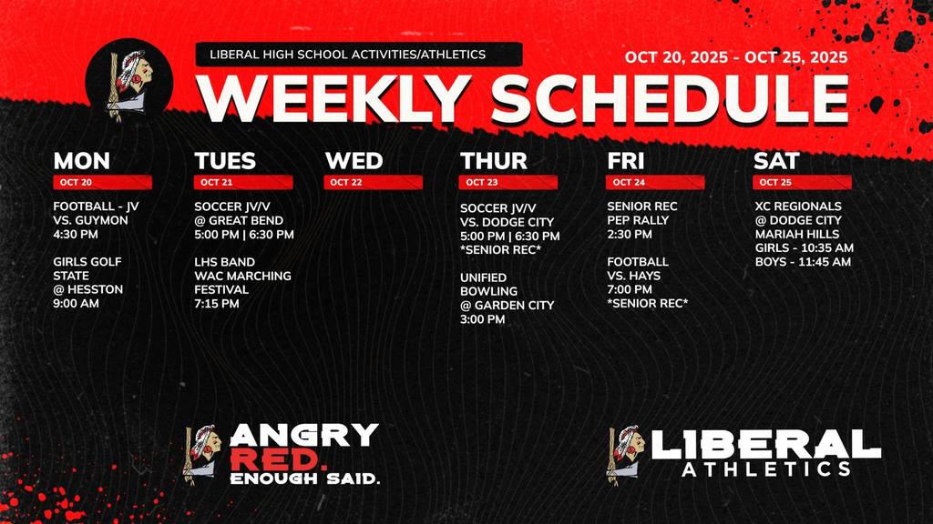 LHS Week of Oct 20