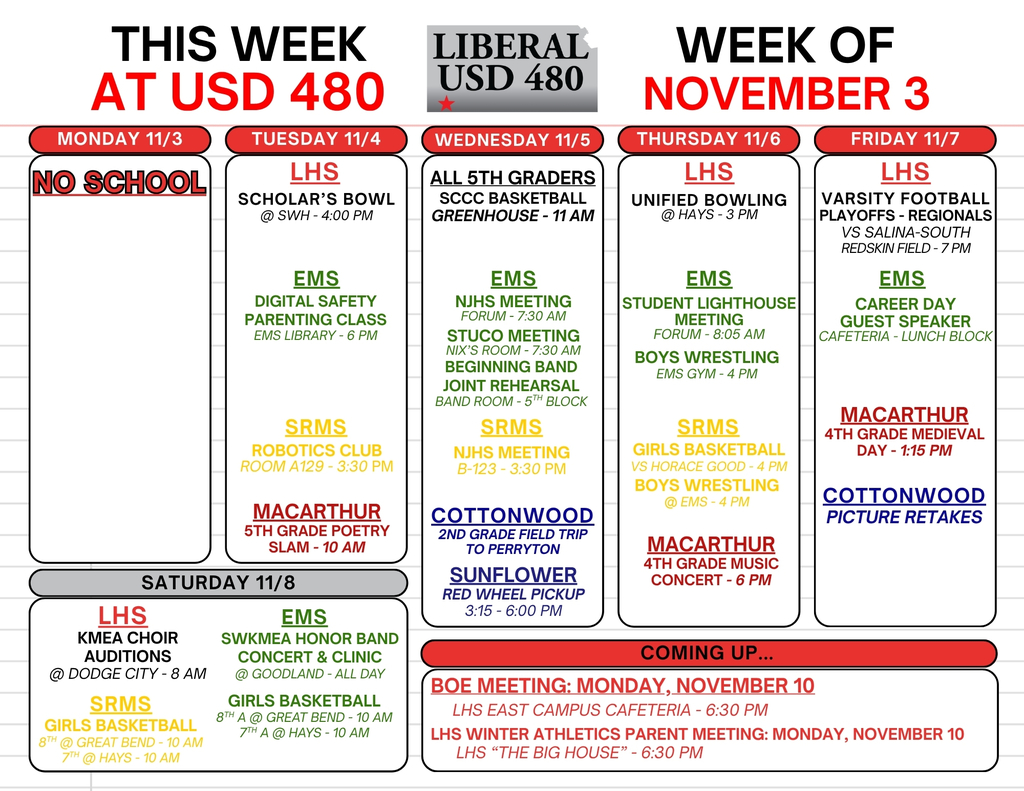 USD 480 Week of Nov 3