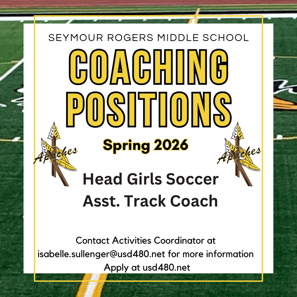 Coaching positions spring 2026 at SRMS 