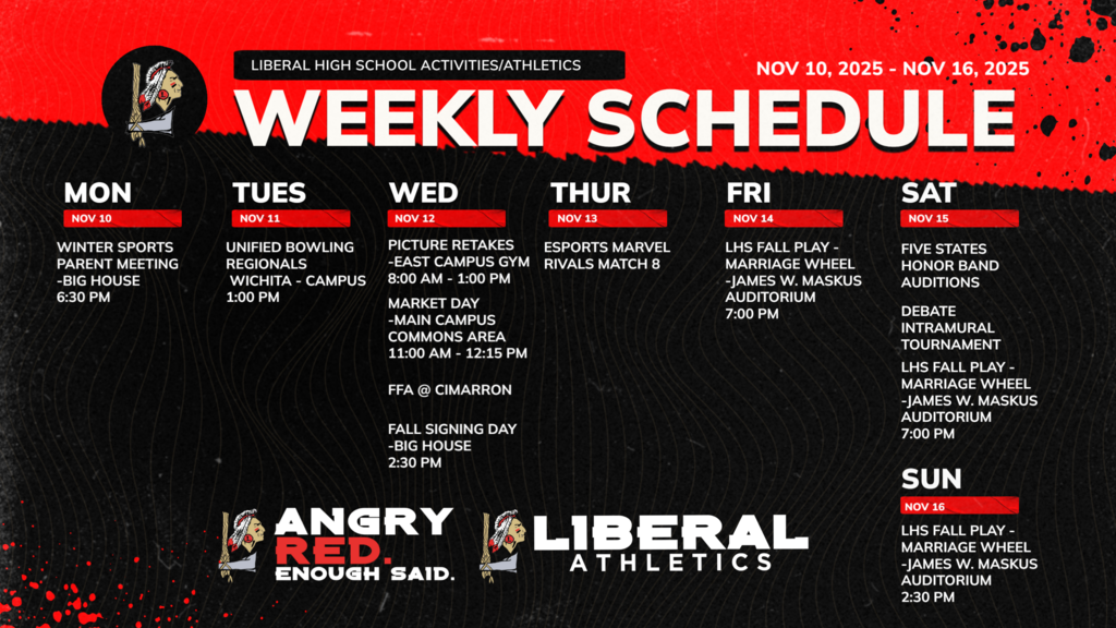 LHS Week of Nov 10