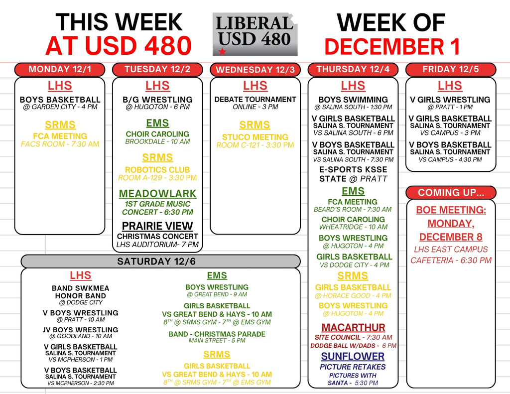 USD 480 Week of Dec 1