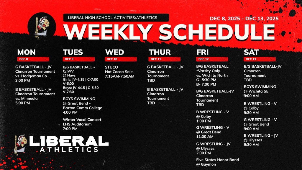LHS Week of Dec 8