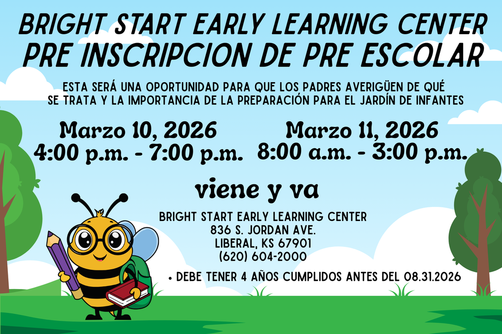 Bright Start PreEnrollment - Spring 2026 - Spanish