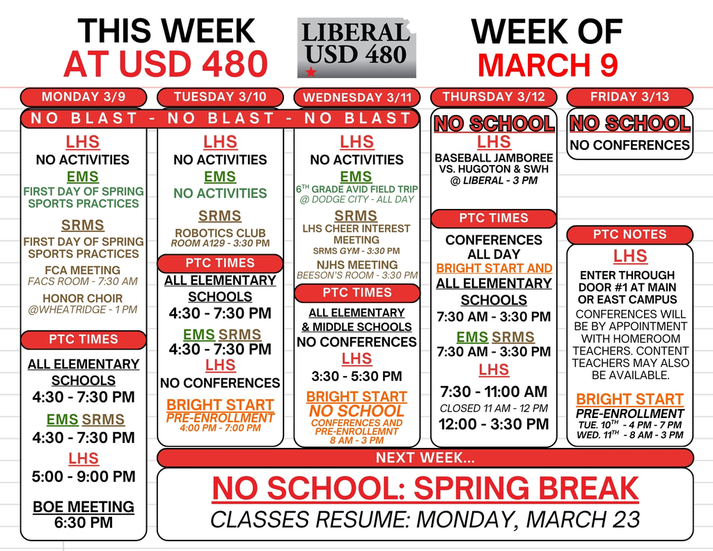 USD 480 Week of Mar 9