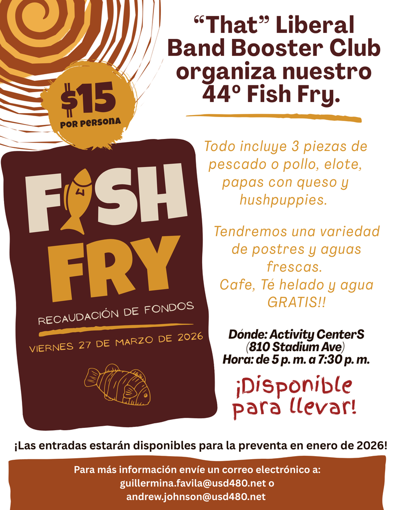 LHS Band Fish Fry 2026 - Spanish