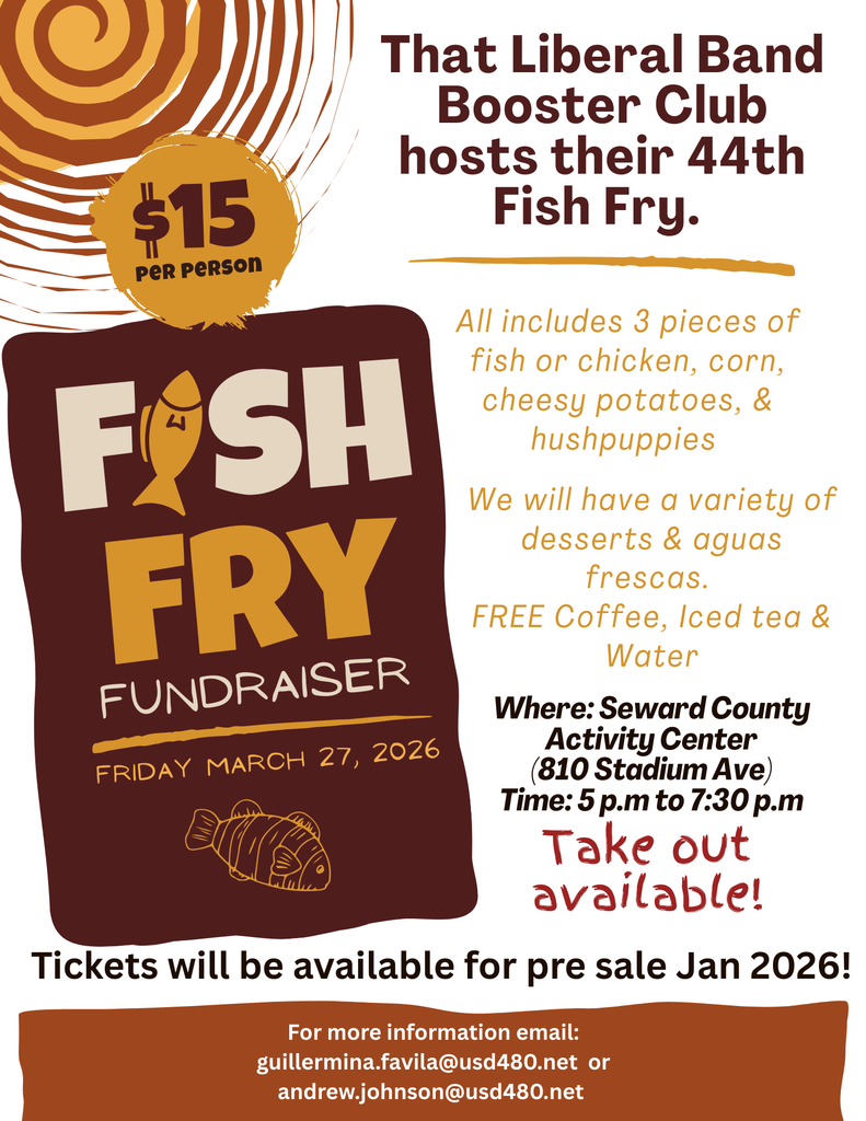 LHS Band Fish Fry 2026 - English