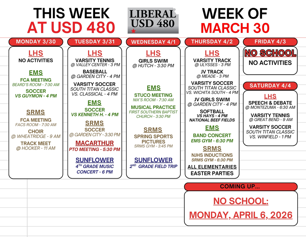 USD 480 Week of Mar 30