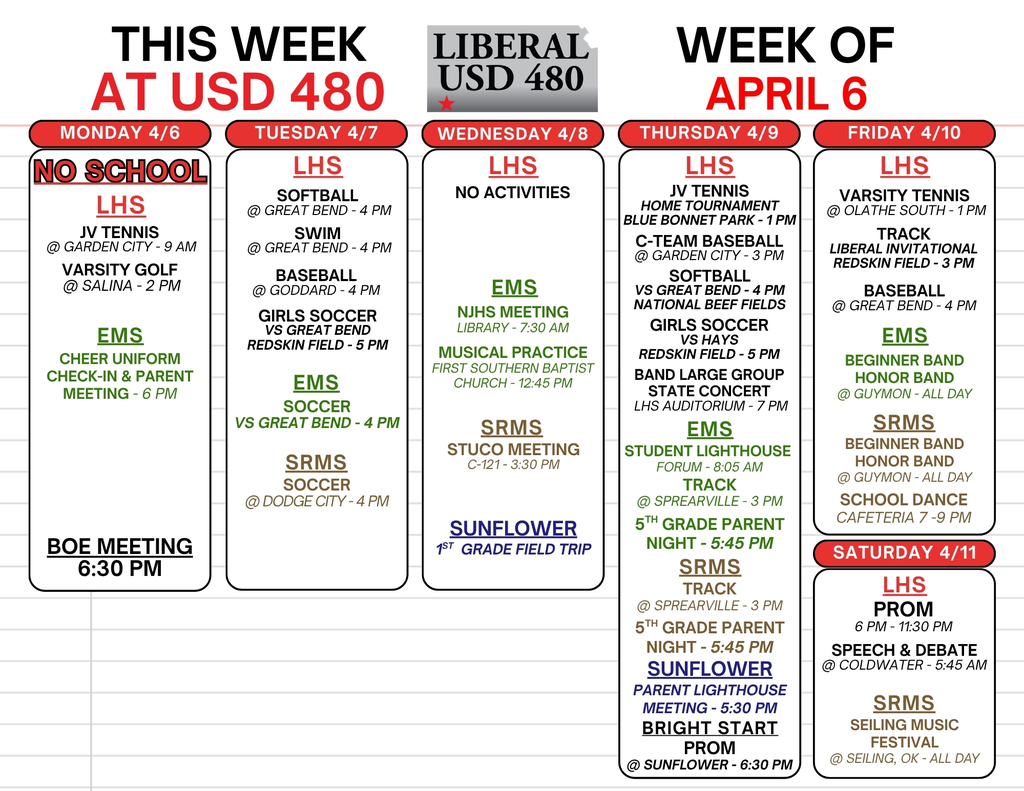 USD 480 Week of April 6