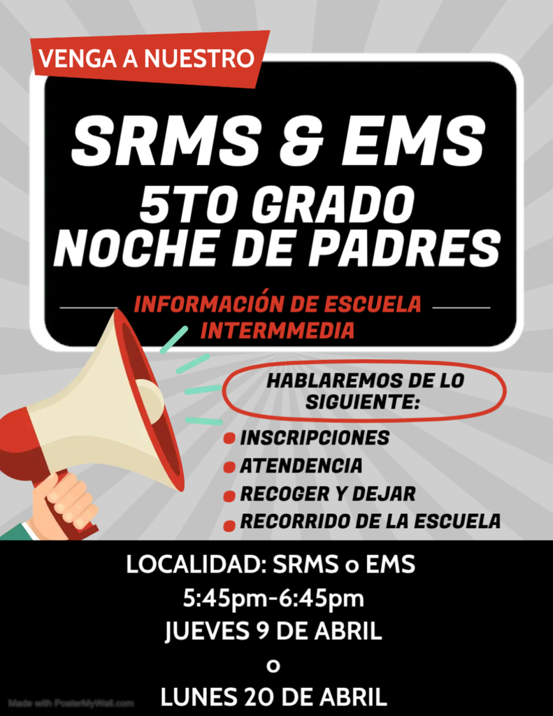 5th Grade Parent Night 2026 - Spanish