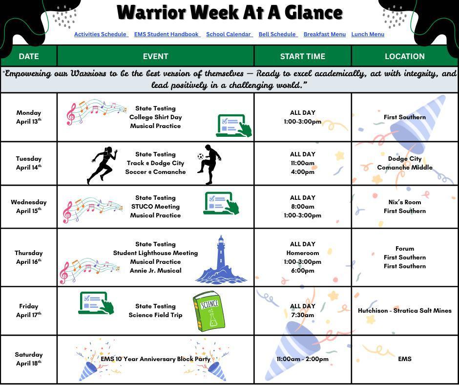 EMS Week of April 13