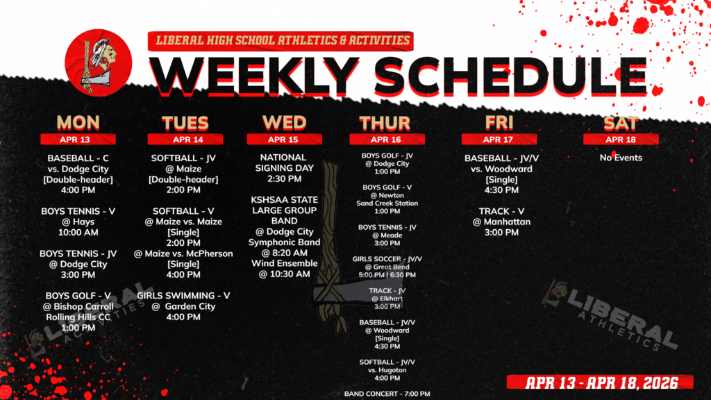 LHS Week of April 13