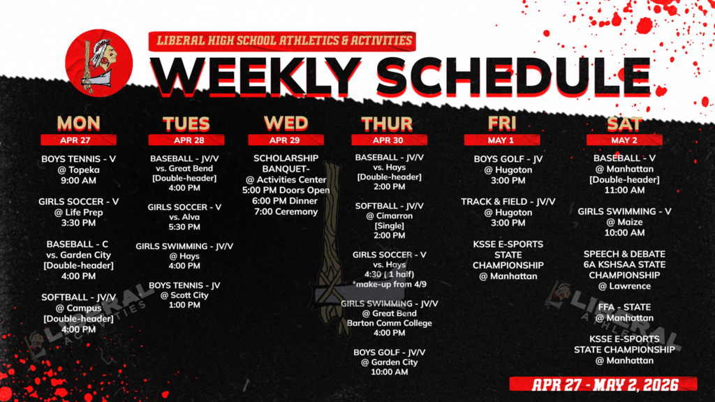 LHS Week of April 27