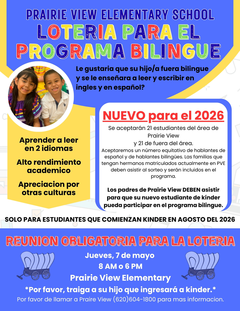 PVE Dual Language Lottery 2026 - SPANISH