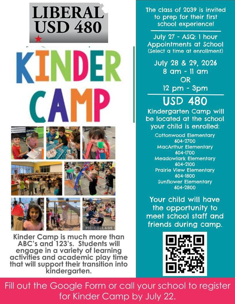 Kinder Camp 2026 - English