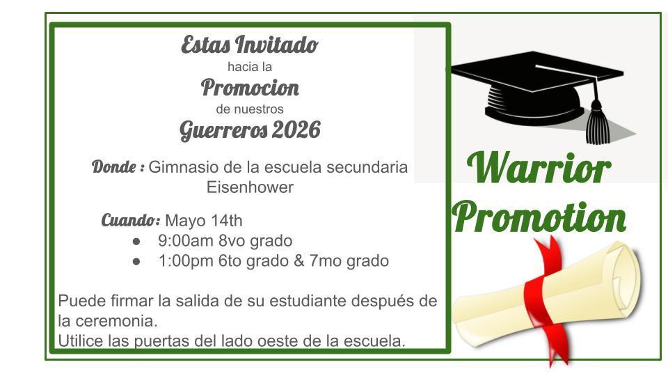 EMS 8th Grade Graduation 2026 - Spanish