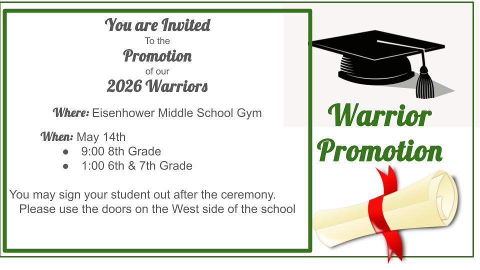 EMS 8th Grade Graduation 2026 - English