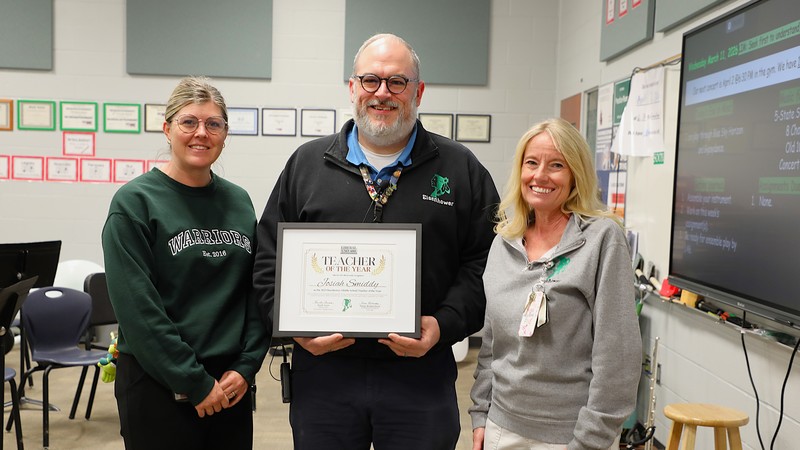 EMS Teacher of the Year - Josiah Smiddy