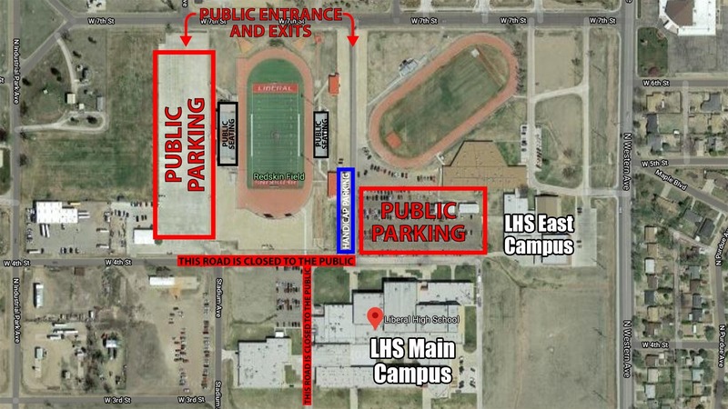 LHS Graduation Parking Map