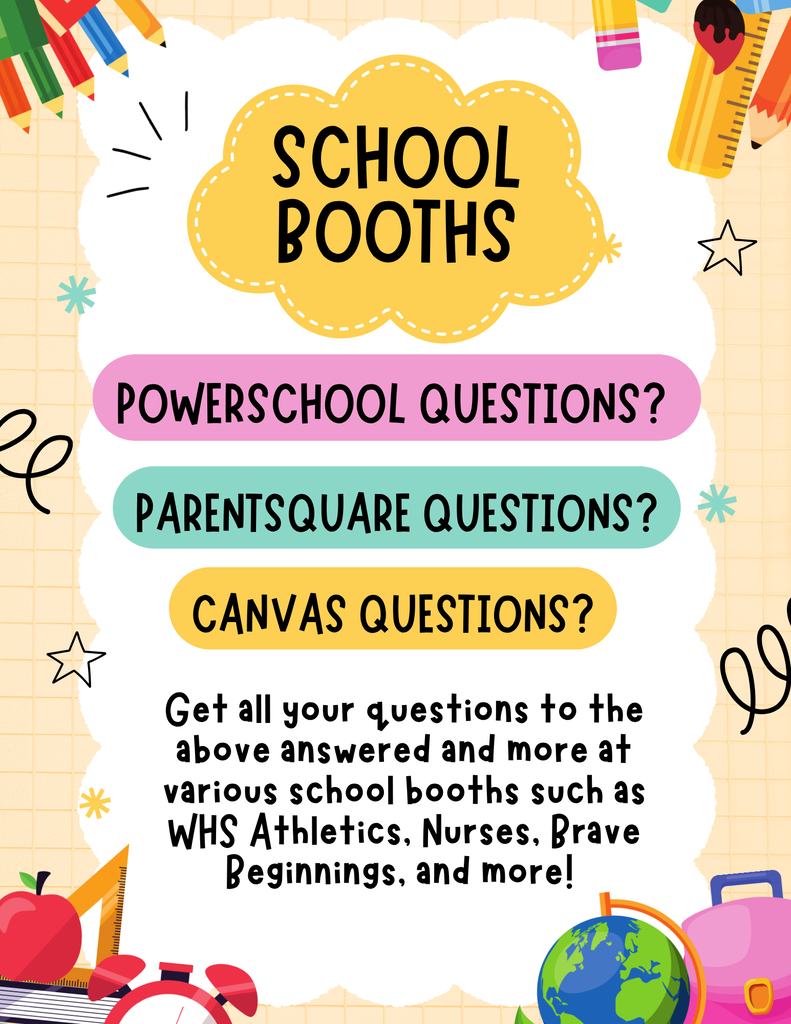 School booths 