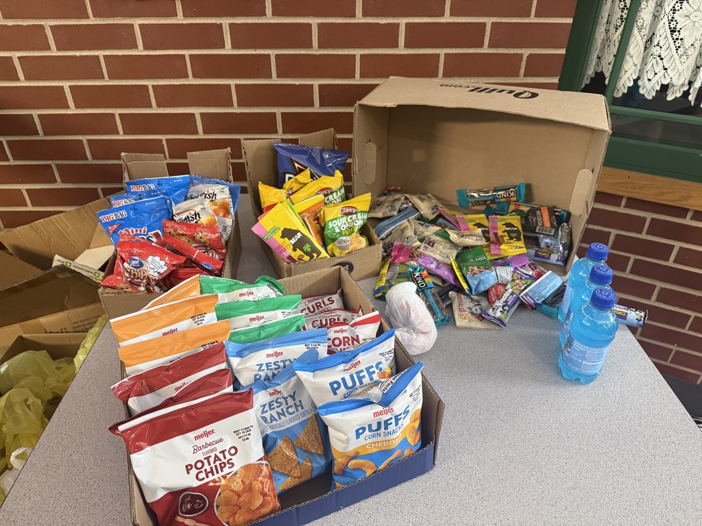 Shelf stable items for families in need. 