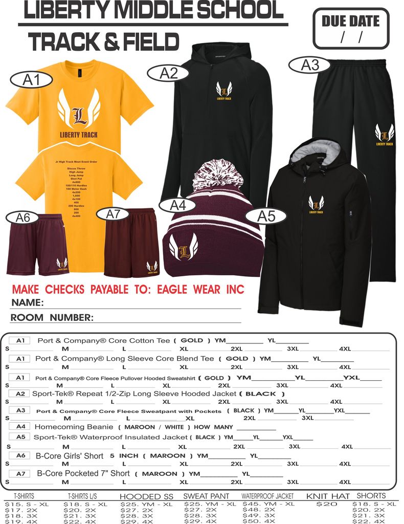 LIBERTY MIDDLE SCHOOL TRACK 26