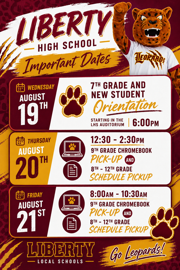 Liberty HS dates