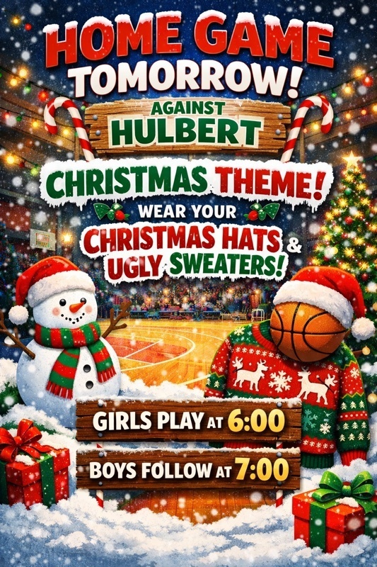 12/19/25 JV/Varsity Basketball vs. Hulbert