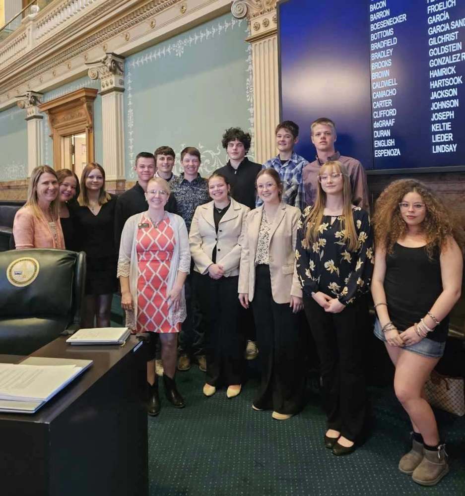 Students visit the Colorado State Capitol Building