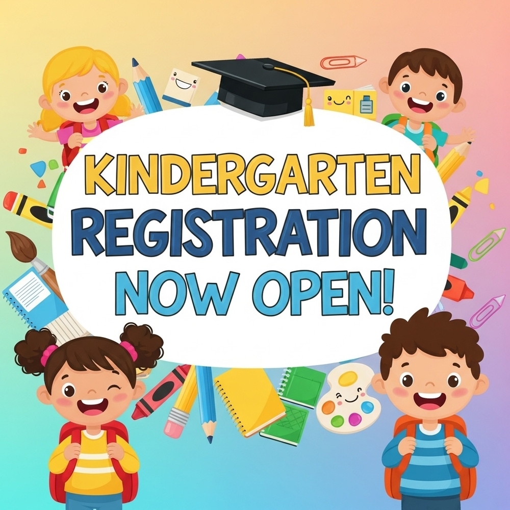kindergarten registration opening graphic