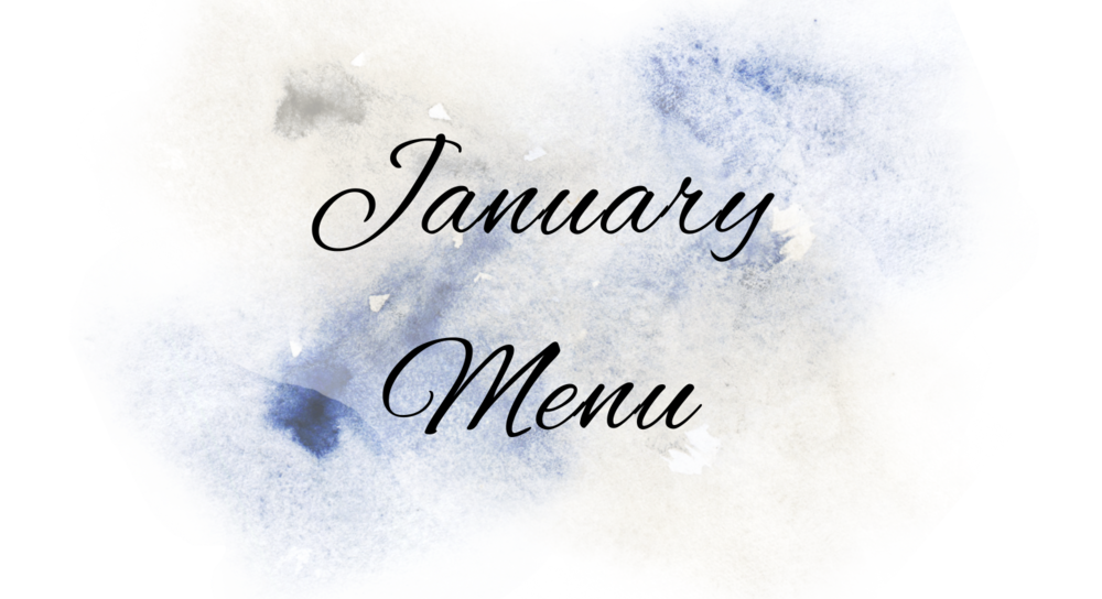 2025 January lunch menu