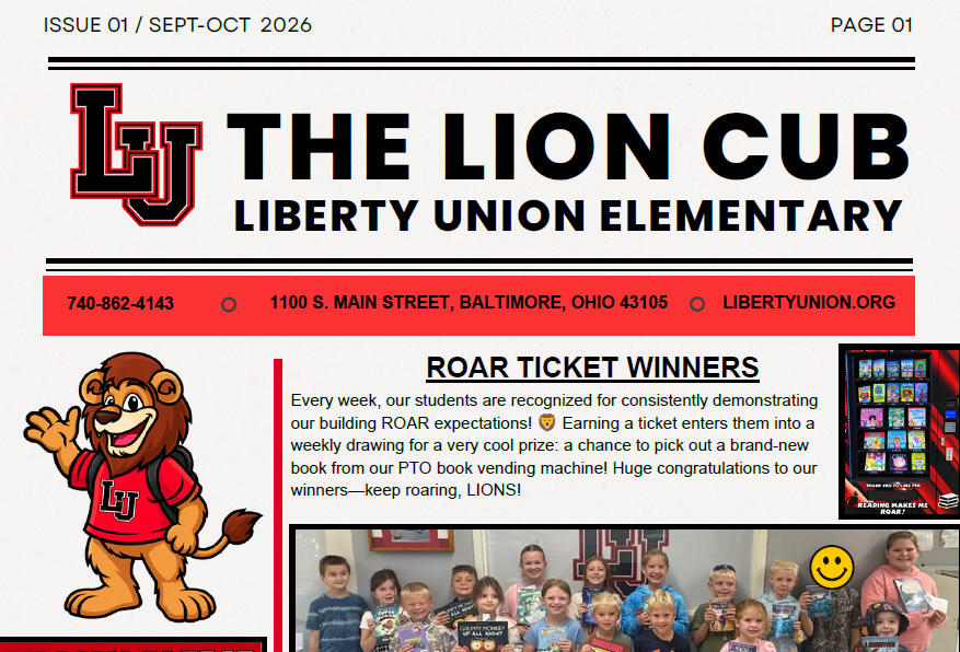 Lion Cub Newsletter