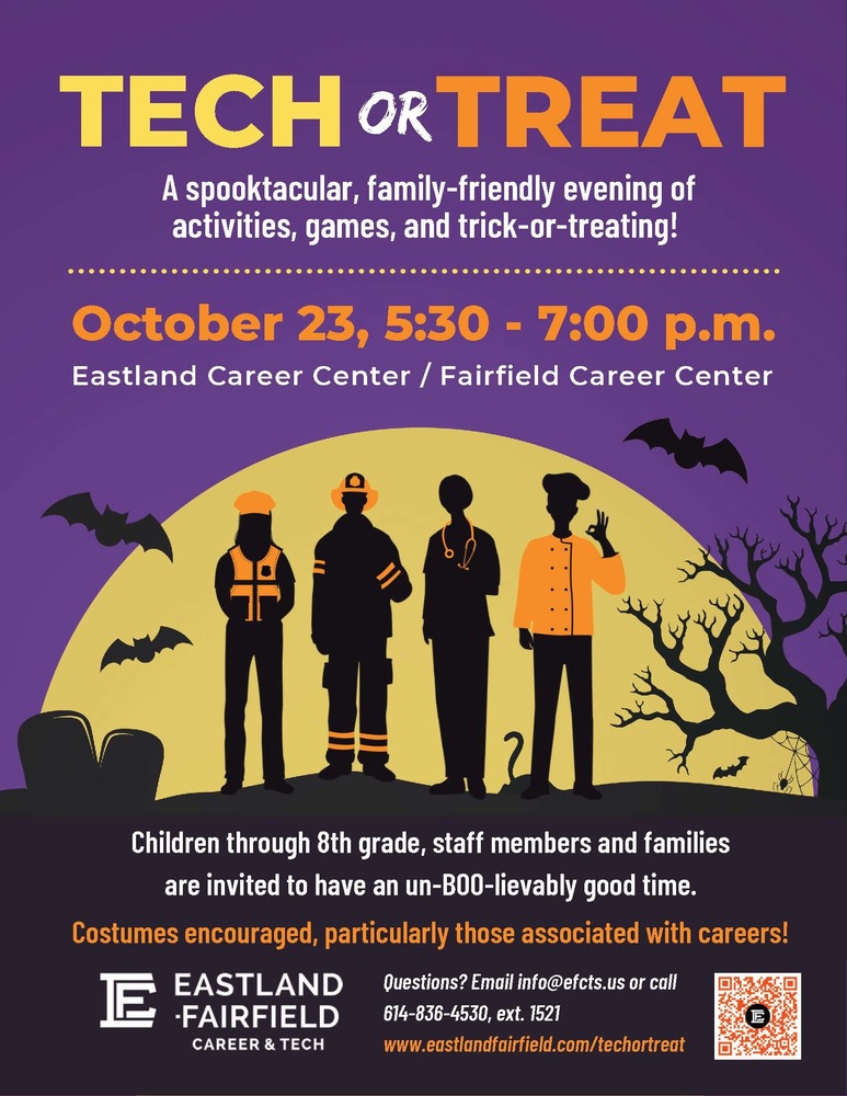 Tech or Treat info. from career center