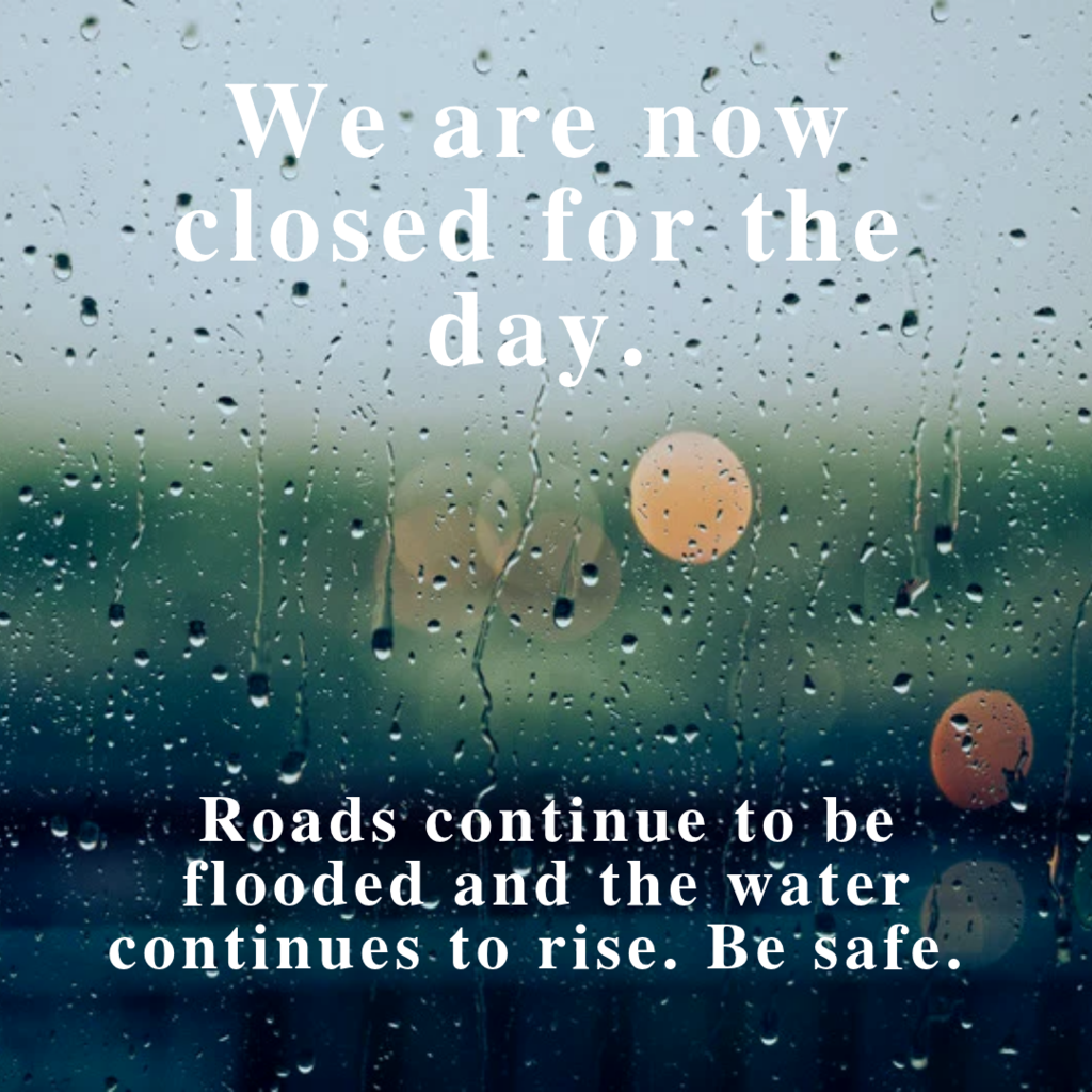 school closed due to flooding