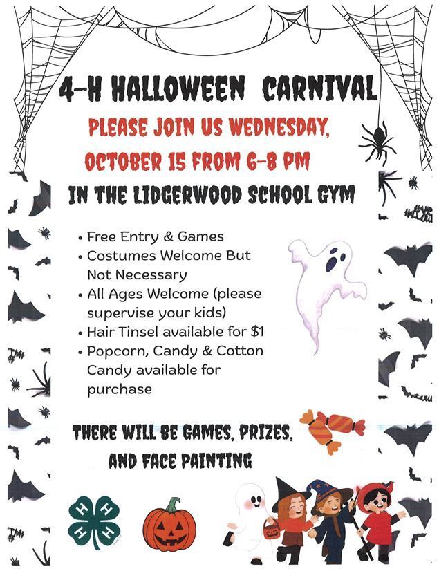 4-H Halloween party