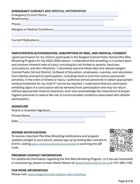 pee wee wrestling page 2