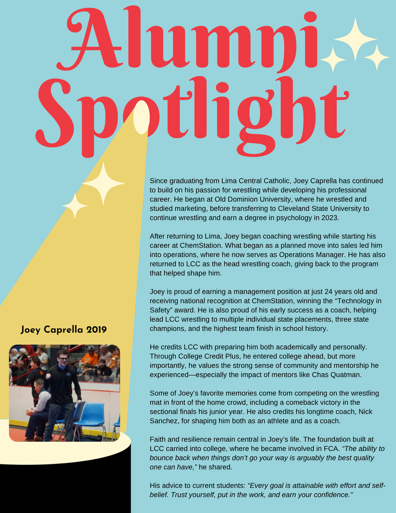 Alumni Spotlight - Joey Caprella