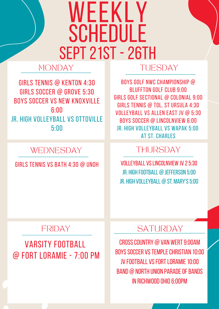 Weekly Schedule