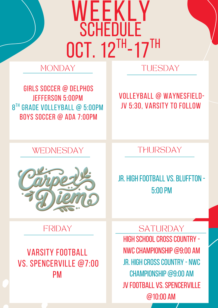 Weekly Schedule