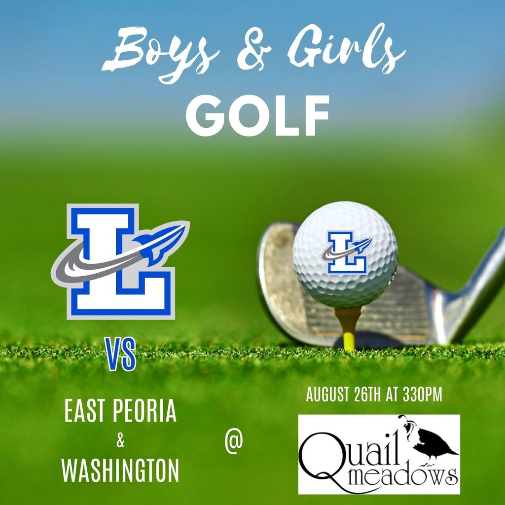 Boys and Girls golf travel to Quail Meadows for a 330pm tee time.