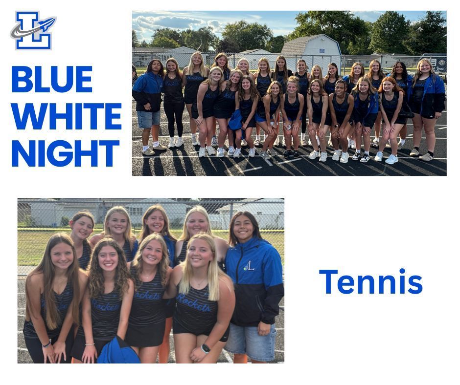 Girls Tennis at Fall Recognition night