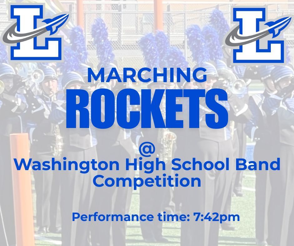 Marching Rockets Perform at Washington HIgh School - 7:42pm