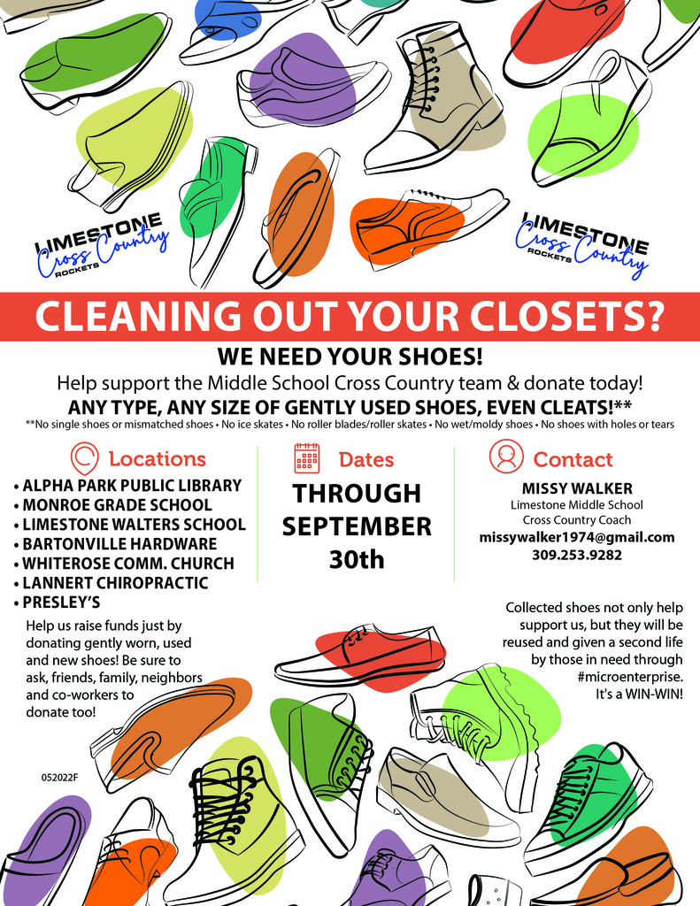 Shoe fundraiser