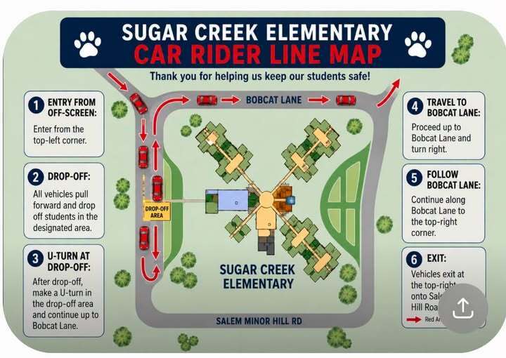 Car Line map