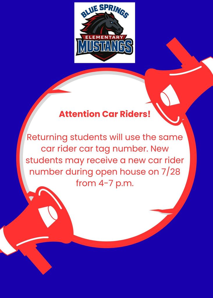 Car Rider Announcement
